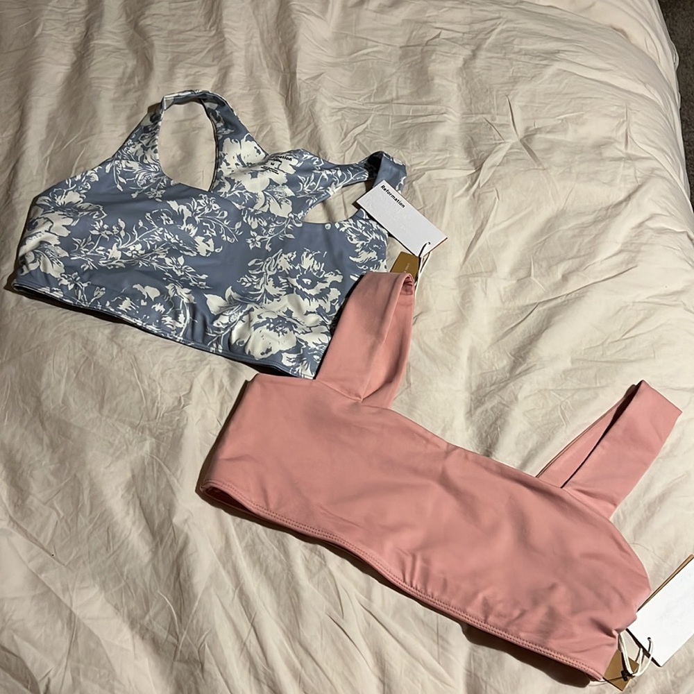 Reformation Ellie & Gwen Bras medium